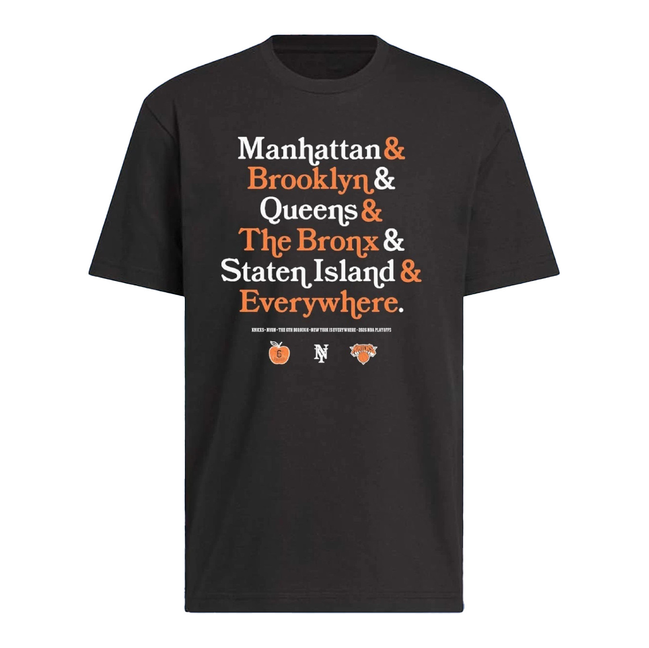 New York Knicks 2026 NBA Playoffs 6th Borough T-Shirt Best Basketball Merch Unique Gift For Fans