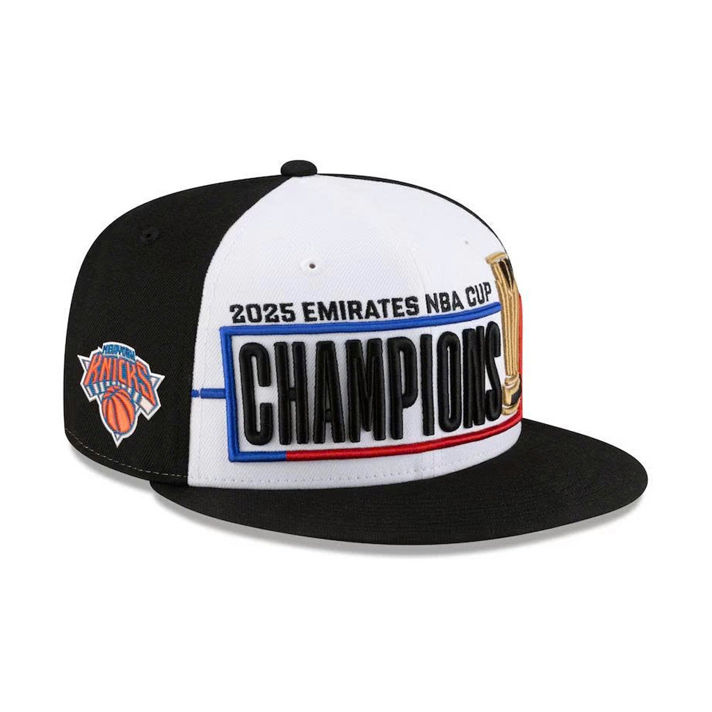 New York Knicks Champions 2025 Merch Emirates NBA Cup Champions Snapback Hat Knicks Merch Gifts