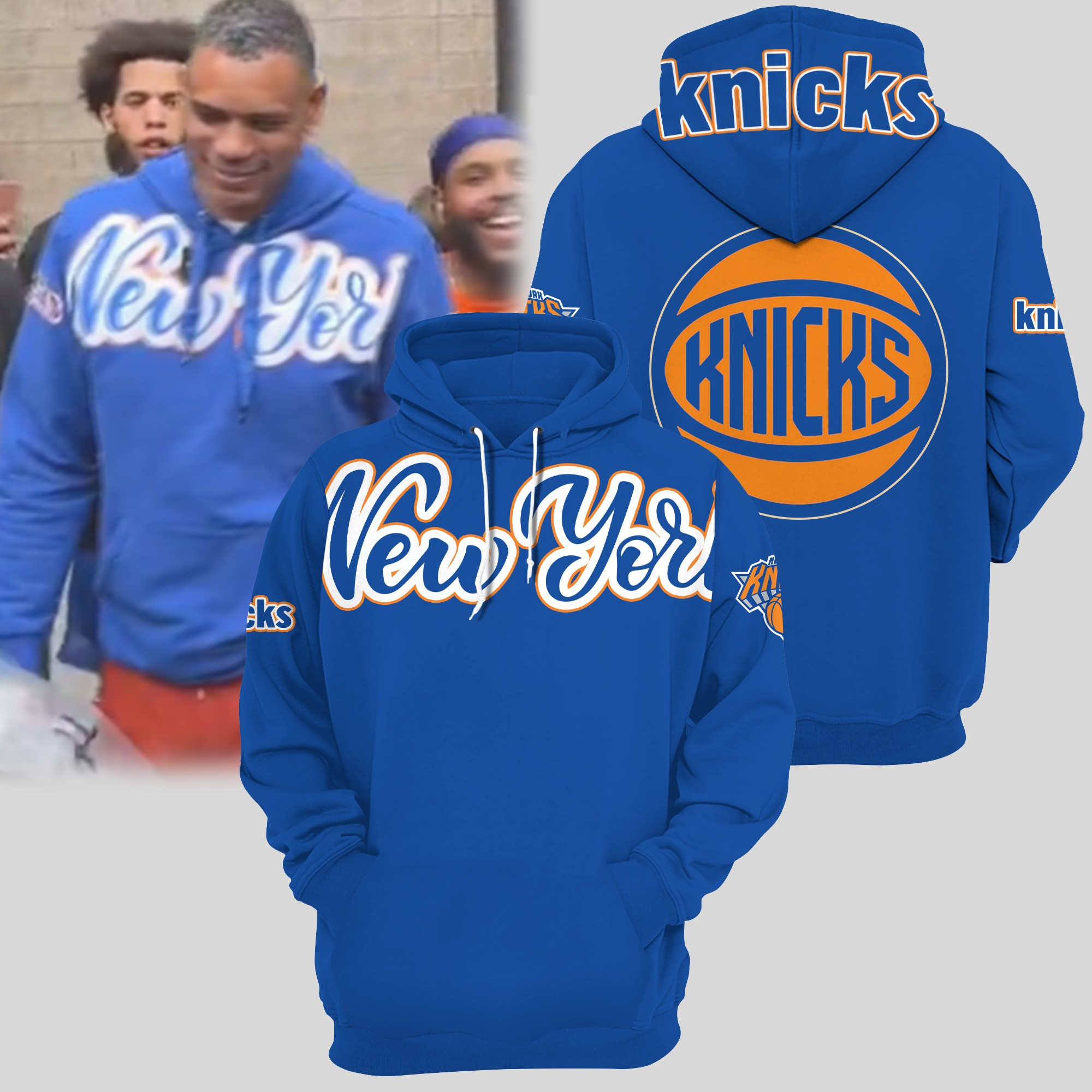 New York Knicks Hoodie Unique Best Gifts For NY Knicks Fans For Him Basketball Lovers