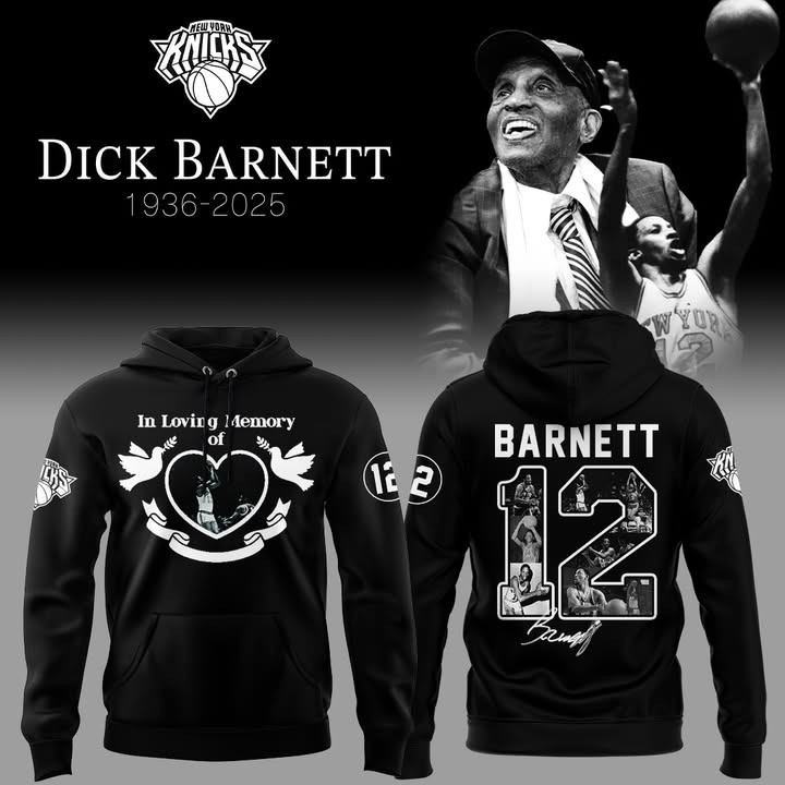 New York Knicks In Loving Memory Of Dick Barnett RIP Hoodie #12 Legends NY Knicks Fan Merch