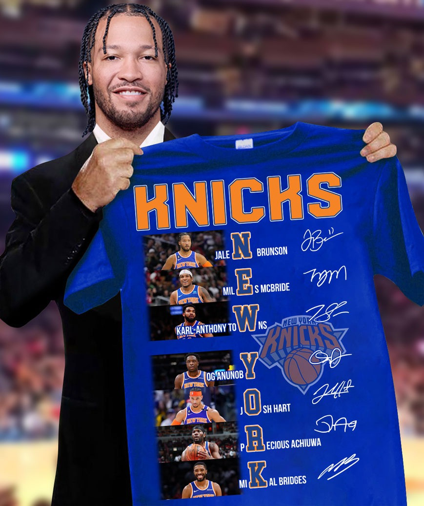 New York Knicks Legends T-Shirt Signature Basketball Best Gifts For NY Knicks Fans