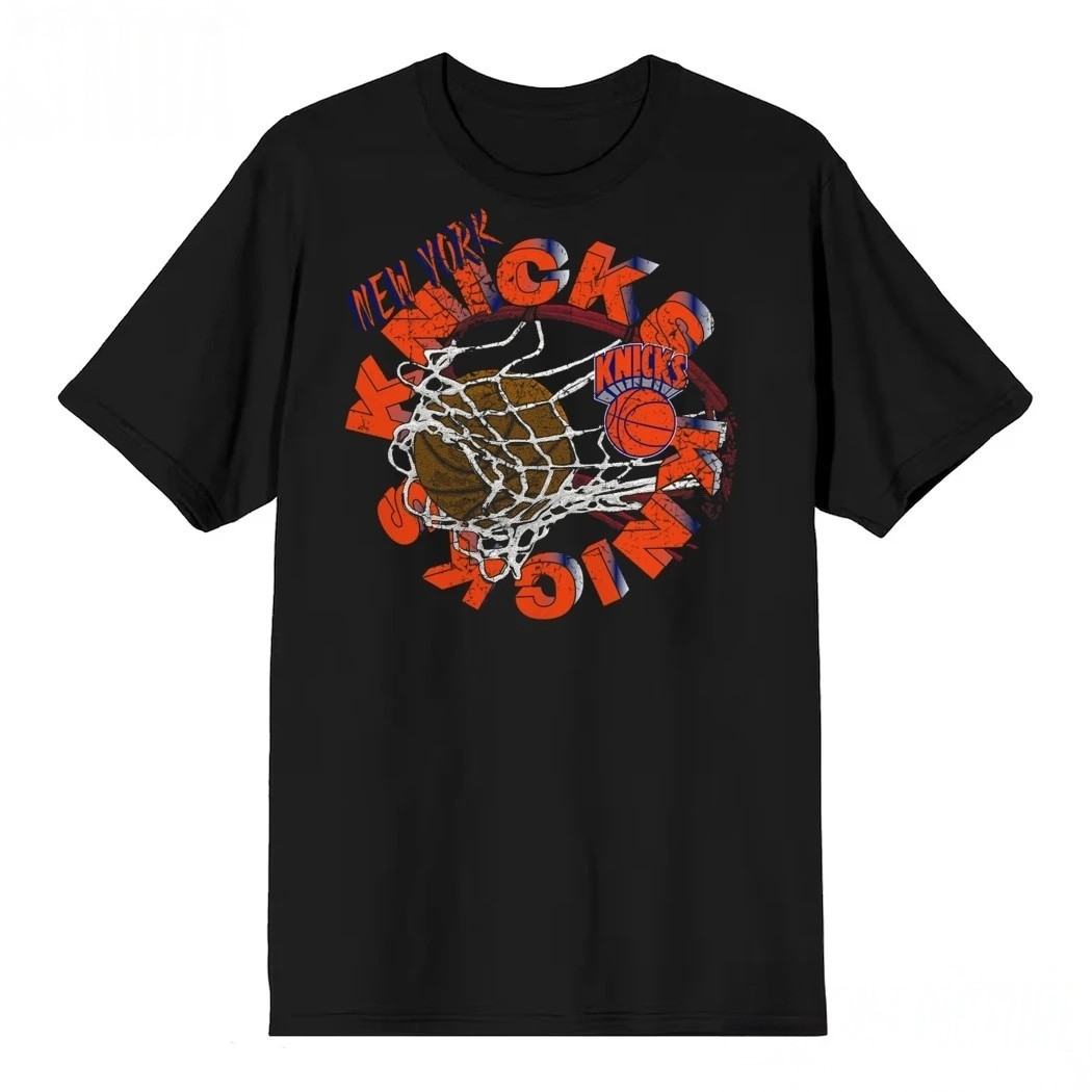 New York Knicks Mitchell & Ness T-Shirt Game Day Clothing Basketball Lover Gift Ideas