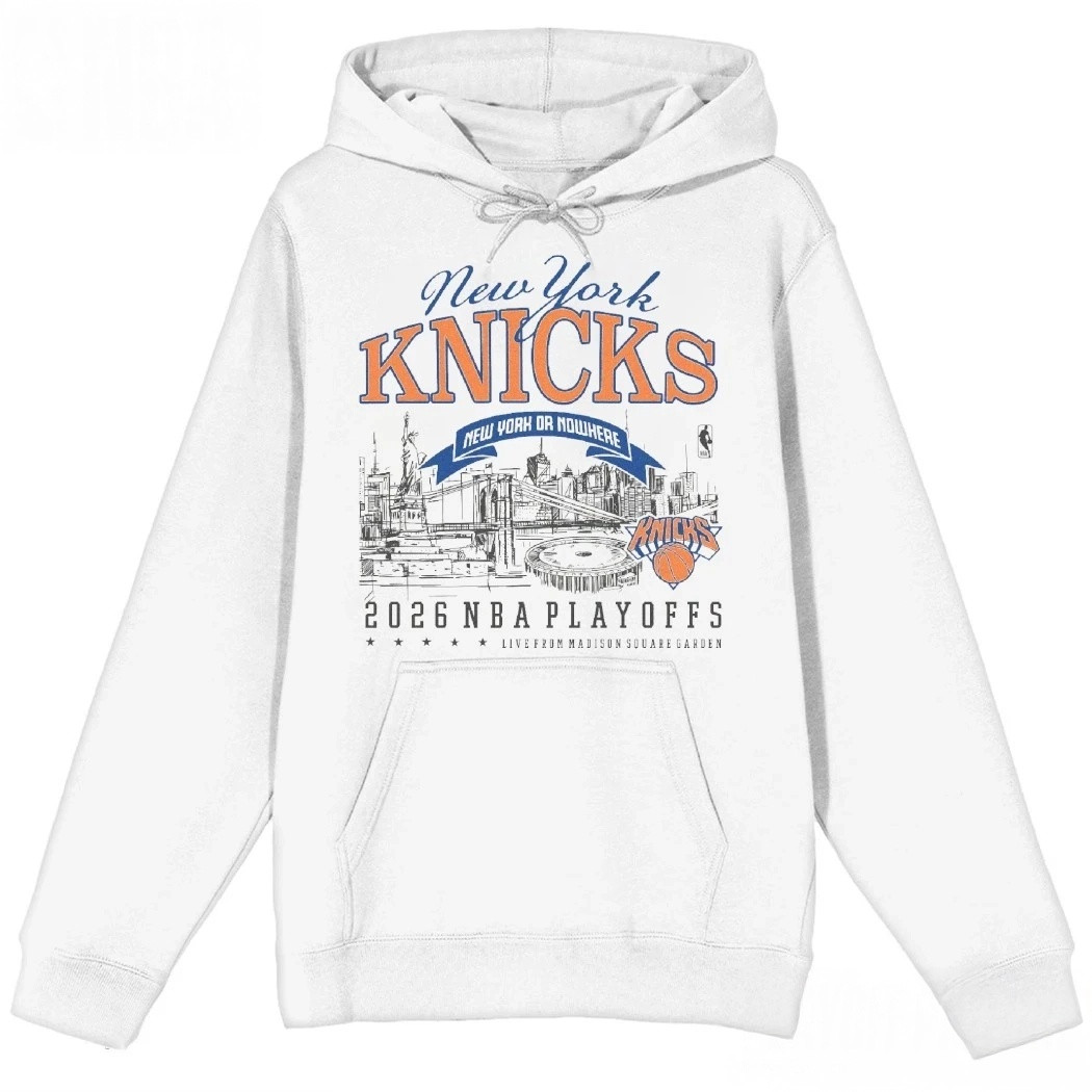 New York Knicks Playoffs 2026 Hoodie Basketball Hooded Sweatshirt Fans Gift Ideas