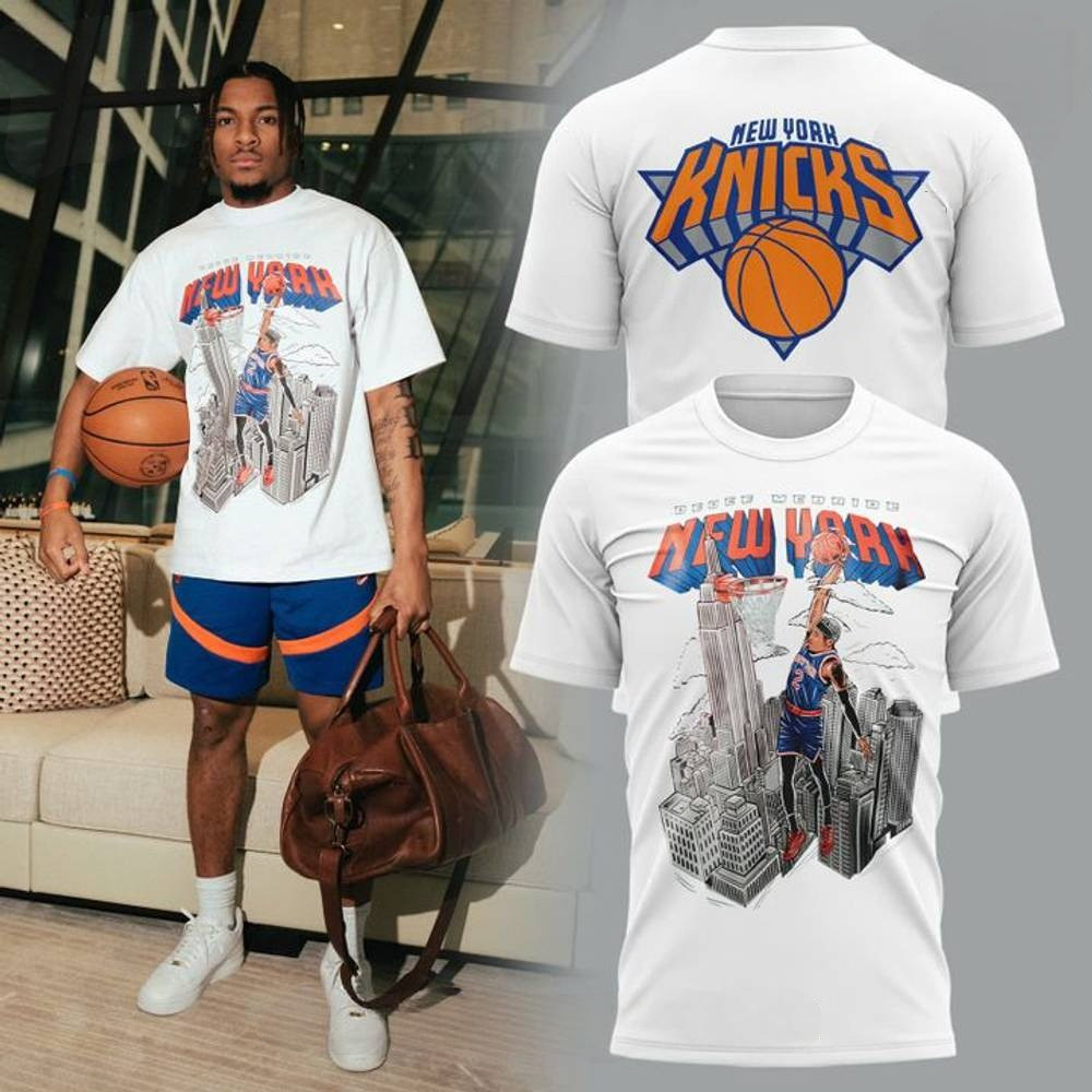 New York Knicks x Miles McBride T-Shirt Best Gifts For Baseball Lovers