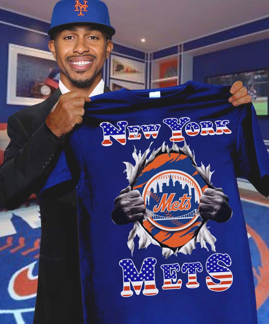 New York Mets American Heritage T-Shirt Best Gifts For Baseball Lovers