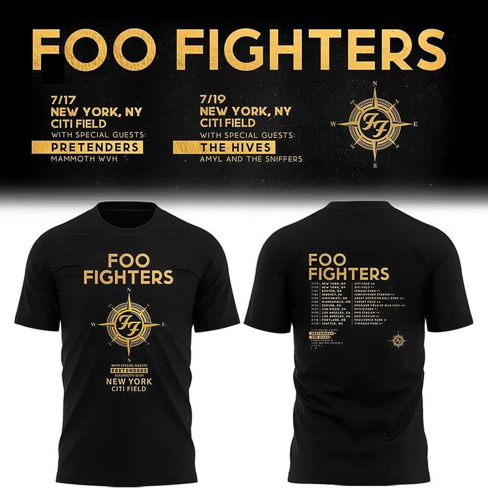 New York Mets Foo Fighter 2025 Special T-Shirt Cool Gift Ideas For Guys