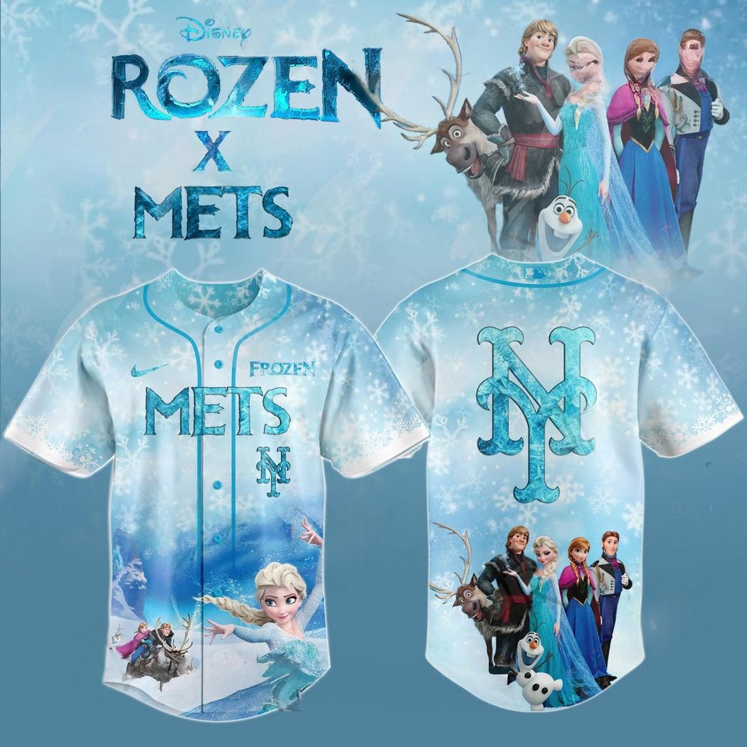 New York Mets Frozen 2025 Special Edition Baseball Jersey Baseball Best Gifts