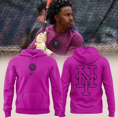 New York Mets Pink Power Special Nike Hoodie Best Gifts For Baseball Fans