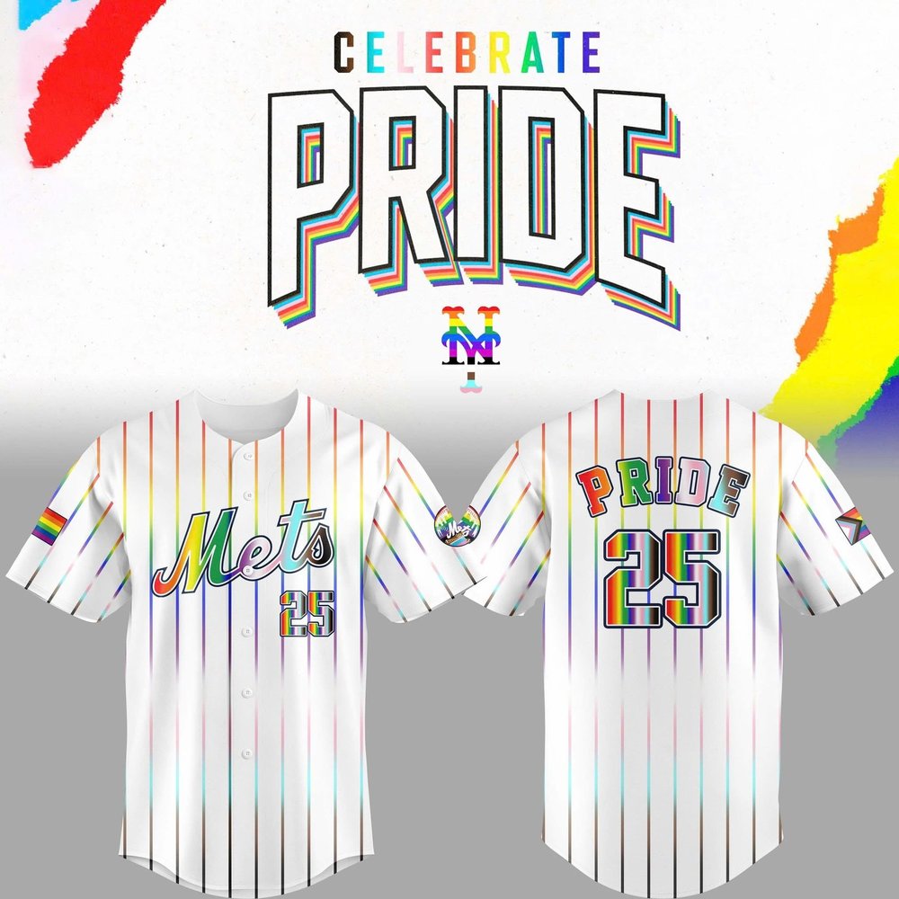 New York Mets Pride Month Baseball Jersey 2025 Ice Hockey Fan Gifts