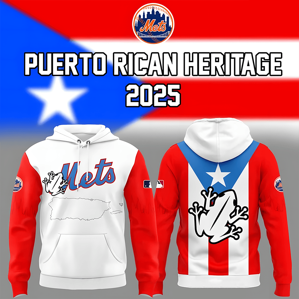 New York Mets Puerto Rican Heritage 2025 Special Hoodie Baseball Player Gift Ideas