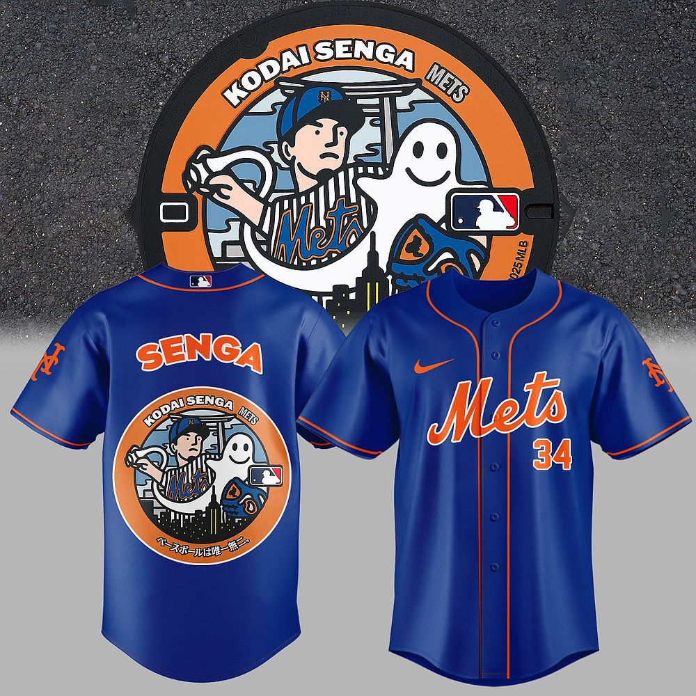 New York Mets Senga 2025 MLB Japan Rising Stars Jersey Best Gift For Baseball Fans