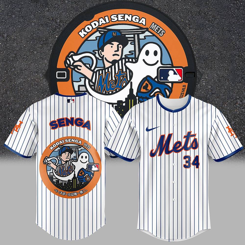 New York Mets Senga 2025 MLB Japan Rising Stars Jersey Best Gift For MLB Fans