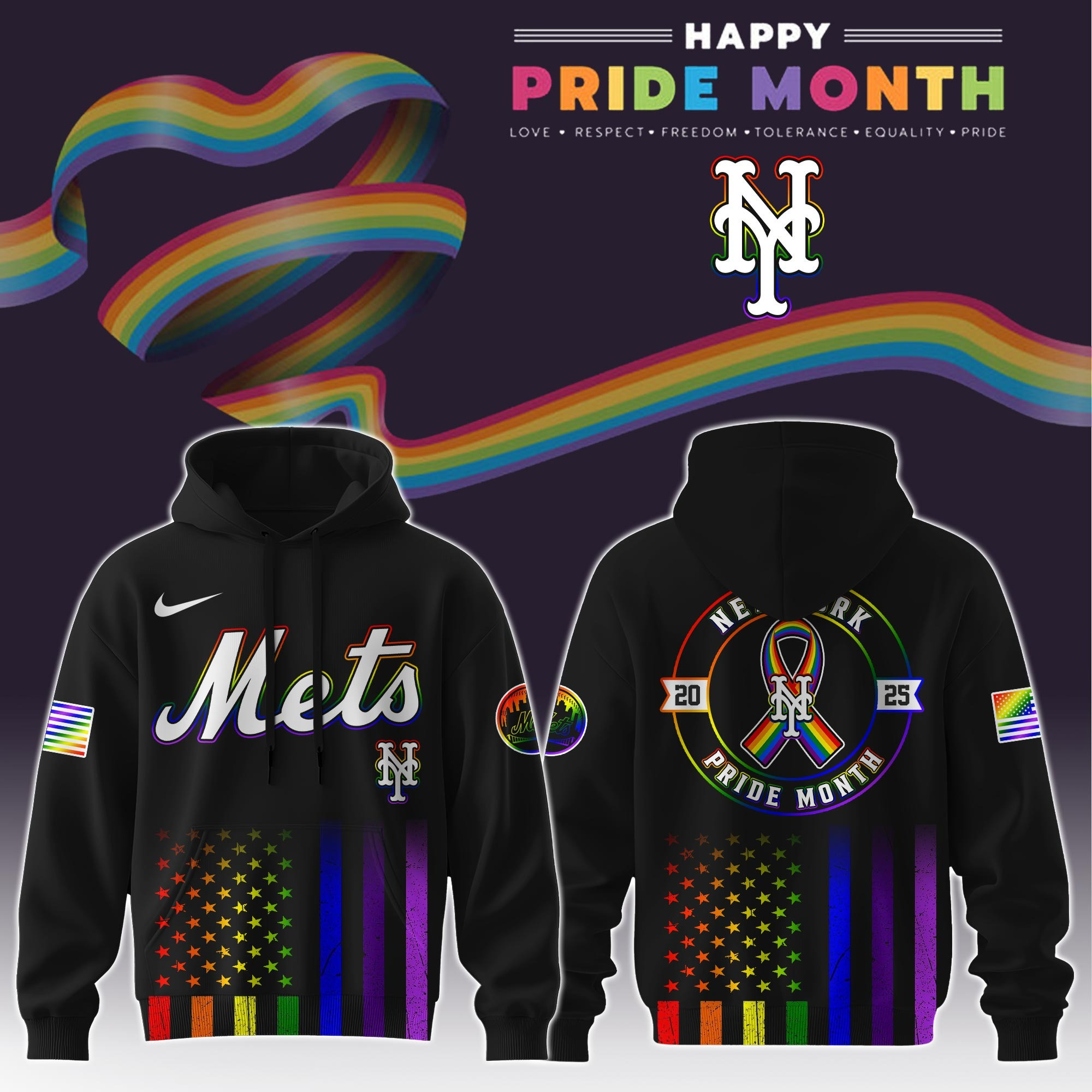 New York Mets Special Pride Month Limited Edition Hoodie Gift Ideas For Baseball Fans