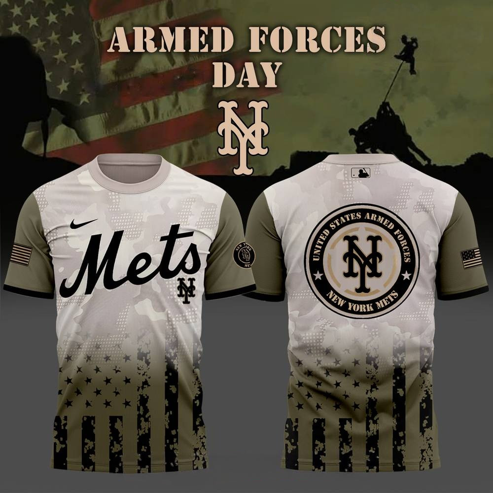 New York Mets x Armed Forces Day 2025 Shirt Baseball Team Gift Ideas