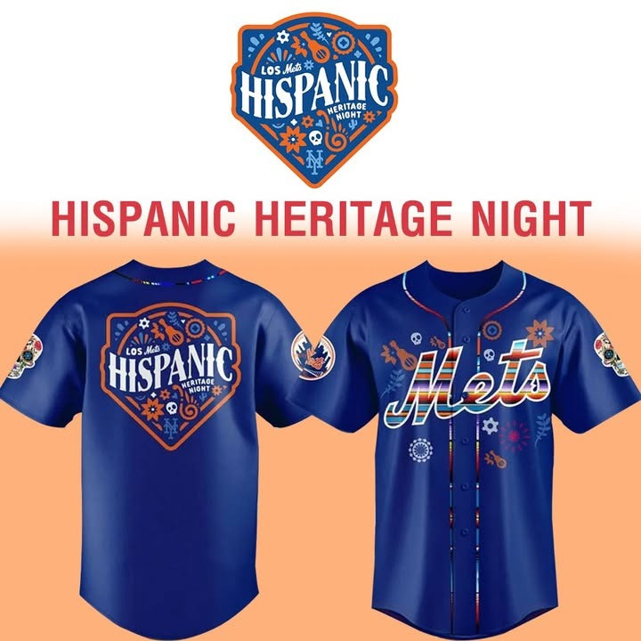 New York Mets x Hispanic Heritage Night 2025 Jersey Gifts For Baseball Fans