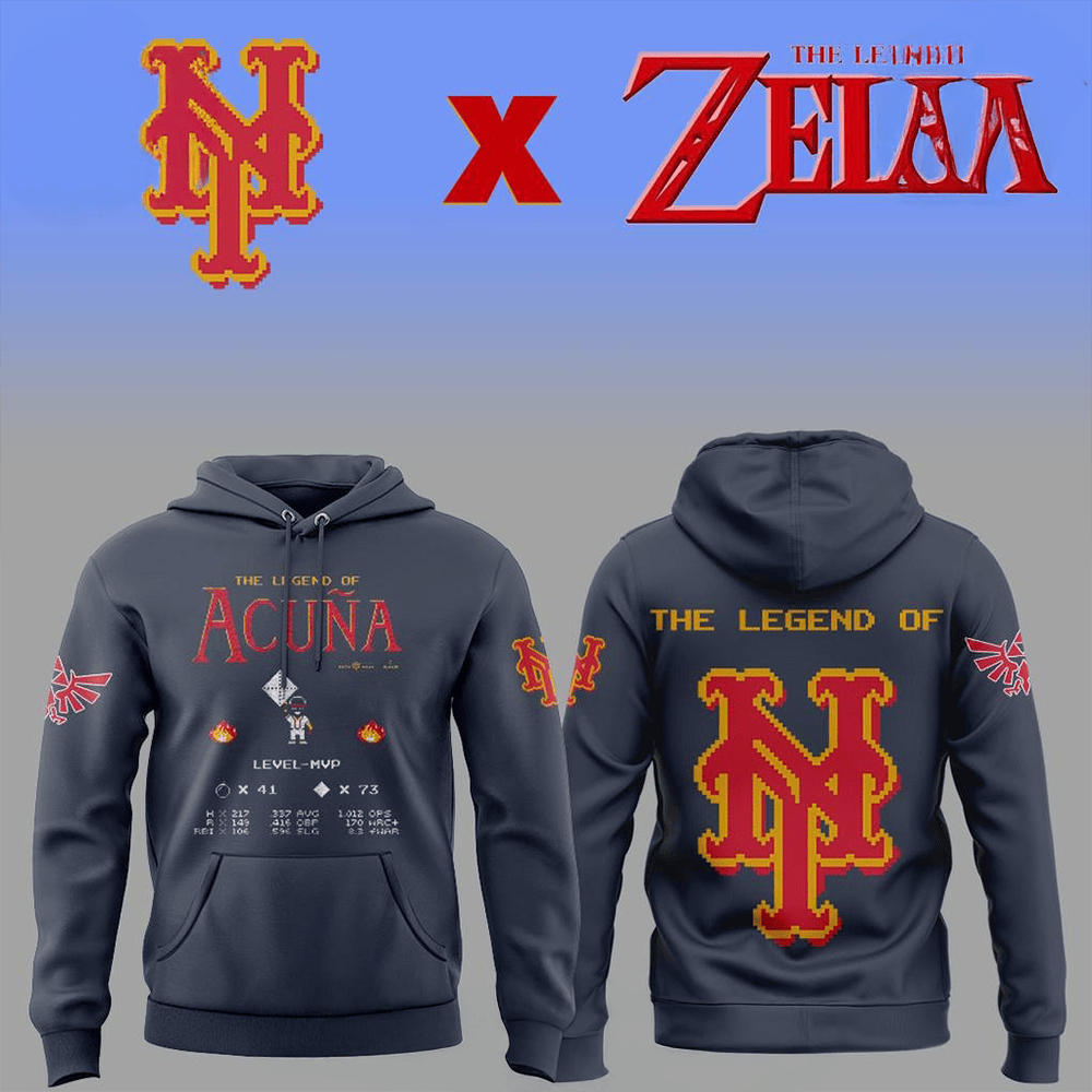 New York Mets x The Legend of Zelda 2025 Special Hoodie Best Gifts For Baseball Lovers