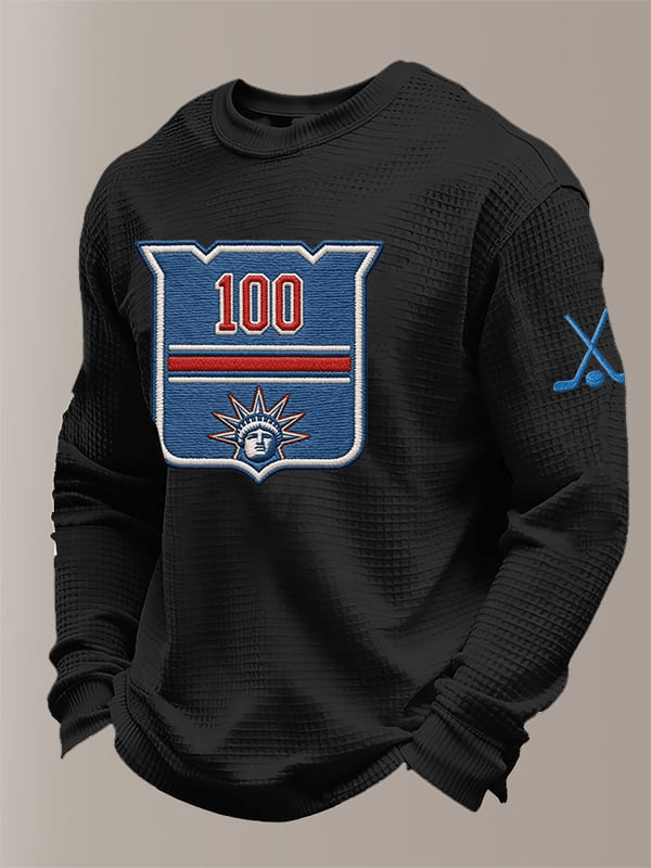 New York Rangers NYR Long Sleeve T-Shirt Game Day Rangers Merch Gifts For Ice Hockey Fans