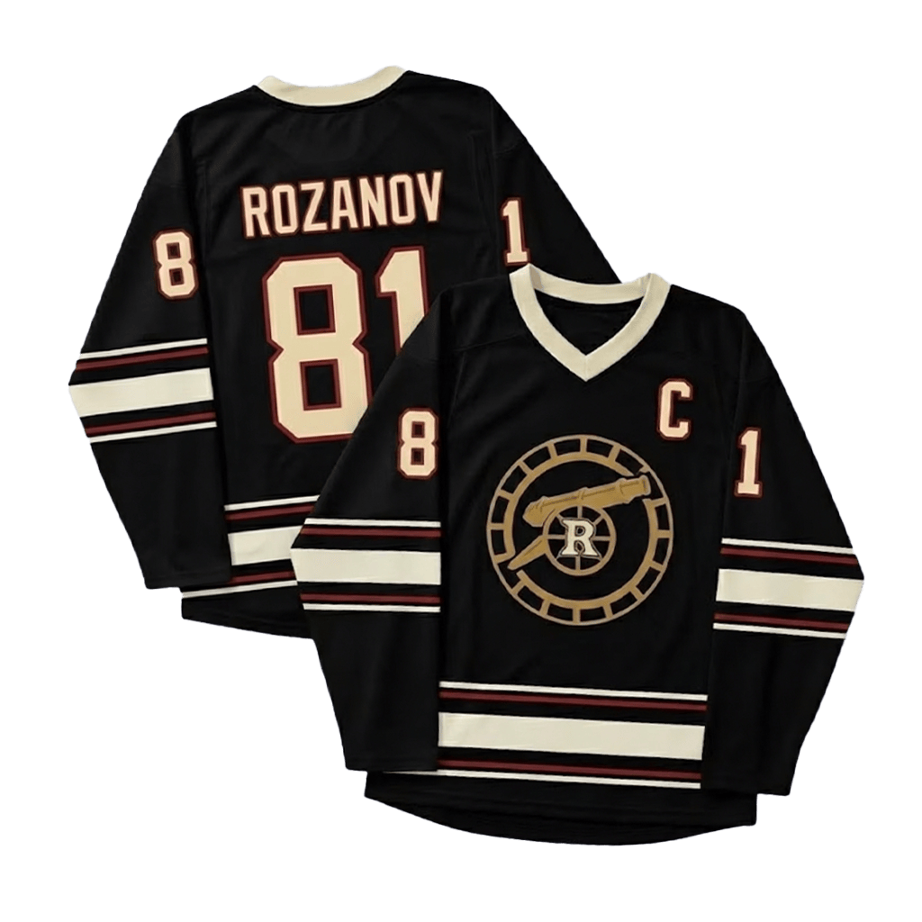New York Rangers Rozanov 81 Hockey Jersey 2026 Black Shirt Heated Rivalry Merch Hockey Fan Gifts