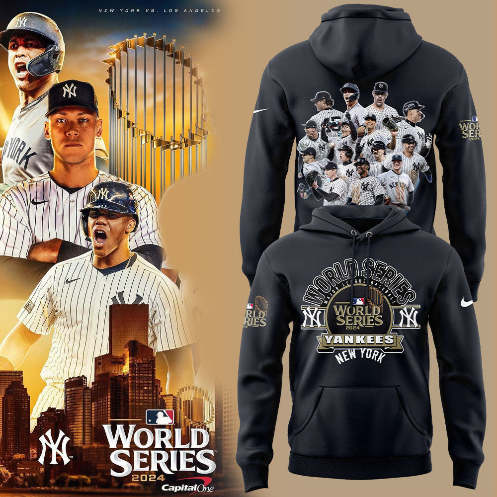 New York Yankees 2024 World Series Hoodie Gifts For Baseball Lovers