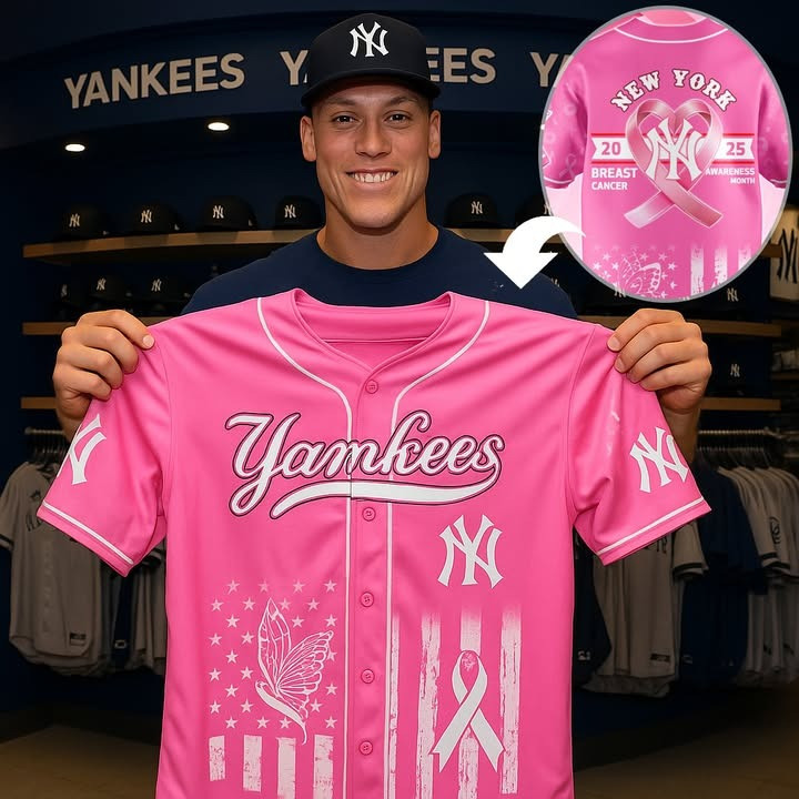 New York Yankees 2025 Breast Cancer Awareness Jersey Pink 2025 Support Clothing Fan Gifts