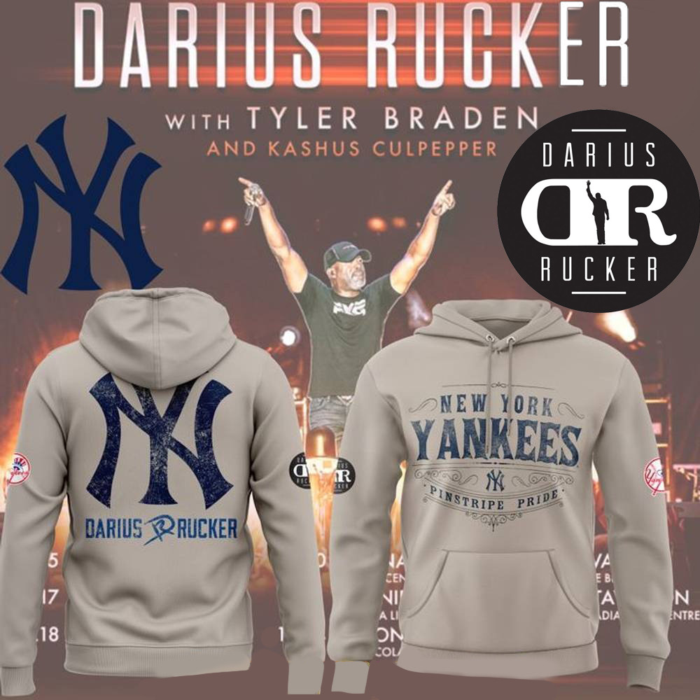 New York Yankees Darius Rucker Hoodie Great Gifts For Music Fans Lovers
