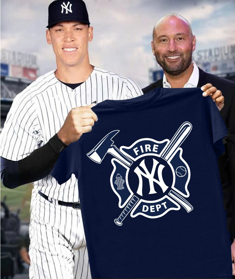 New York Yankees Firefighters Fire Dept T-Shirt Honor Fireman Gifts For Yankees Fans