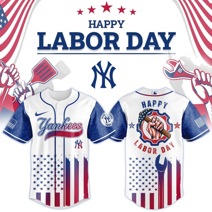 New York Yankees Labor Day Tribute 2025 Jersey Yankees Merch Best Baseball Coach Gift Ideas