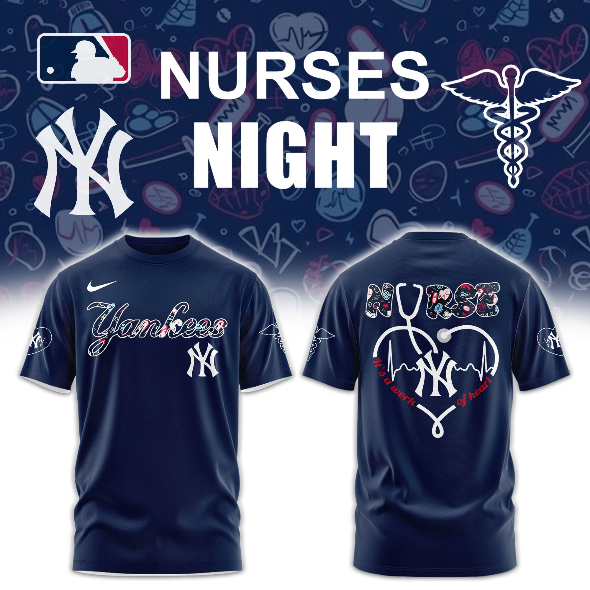 New York Yankees NURSES NIGHT Shirt Best Gifts For Baseball Lovers
