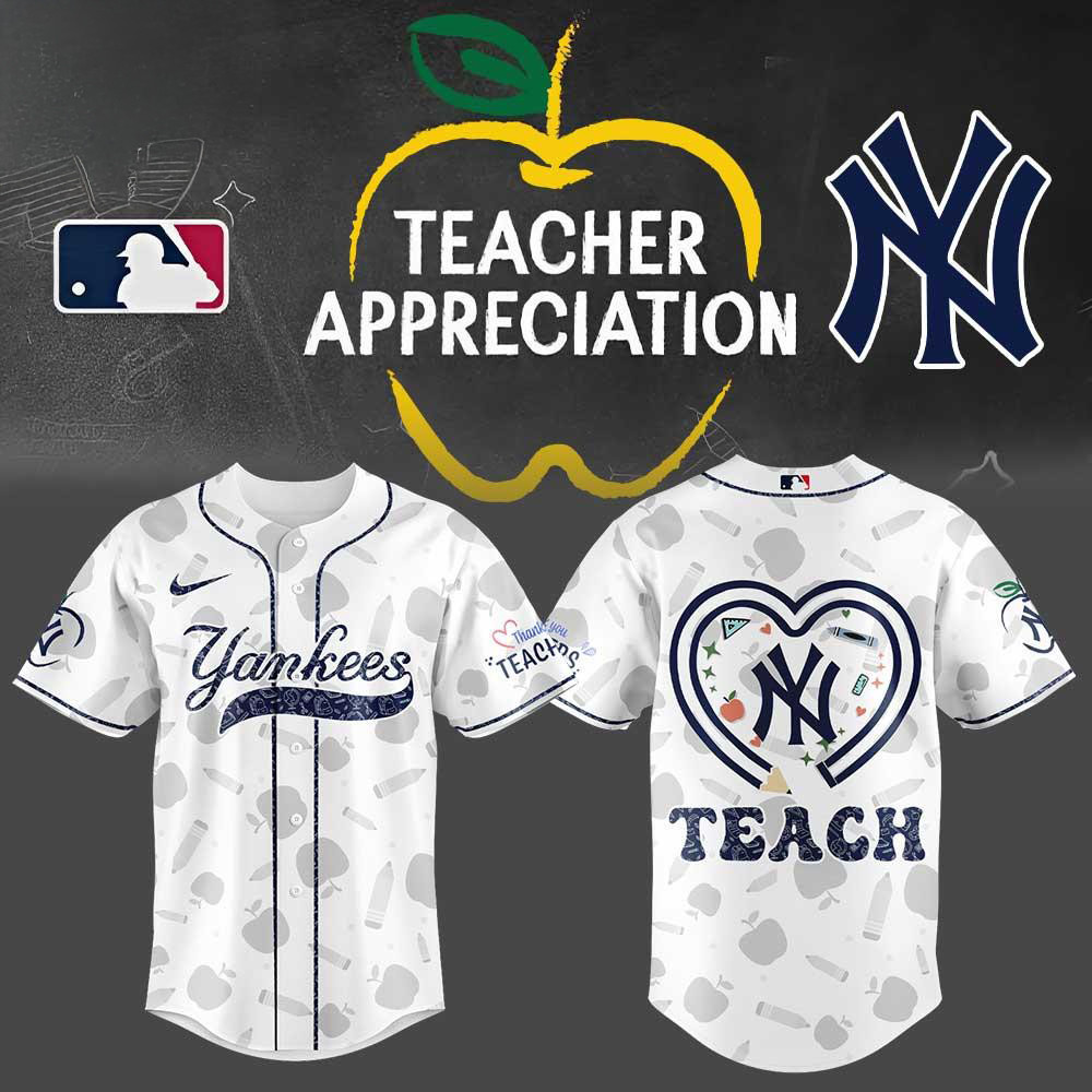 New York Yankees Teacher Appreciation Baseball Jersey Gift For Fans