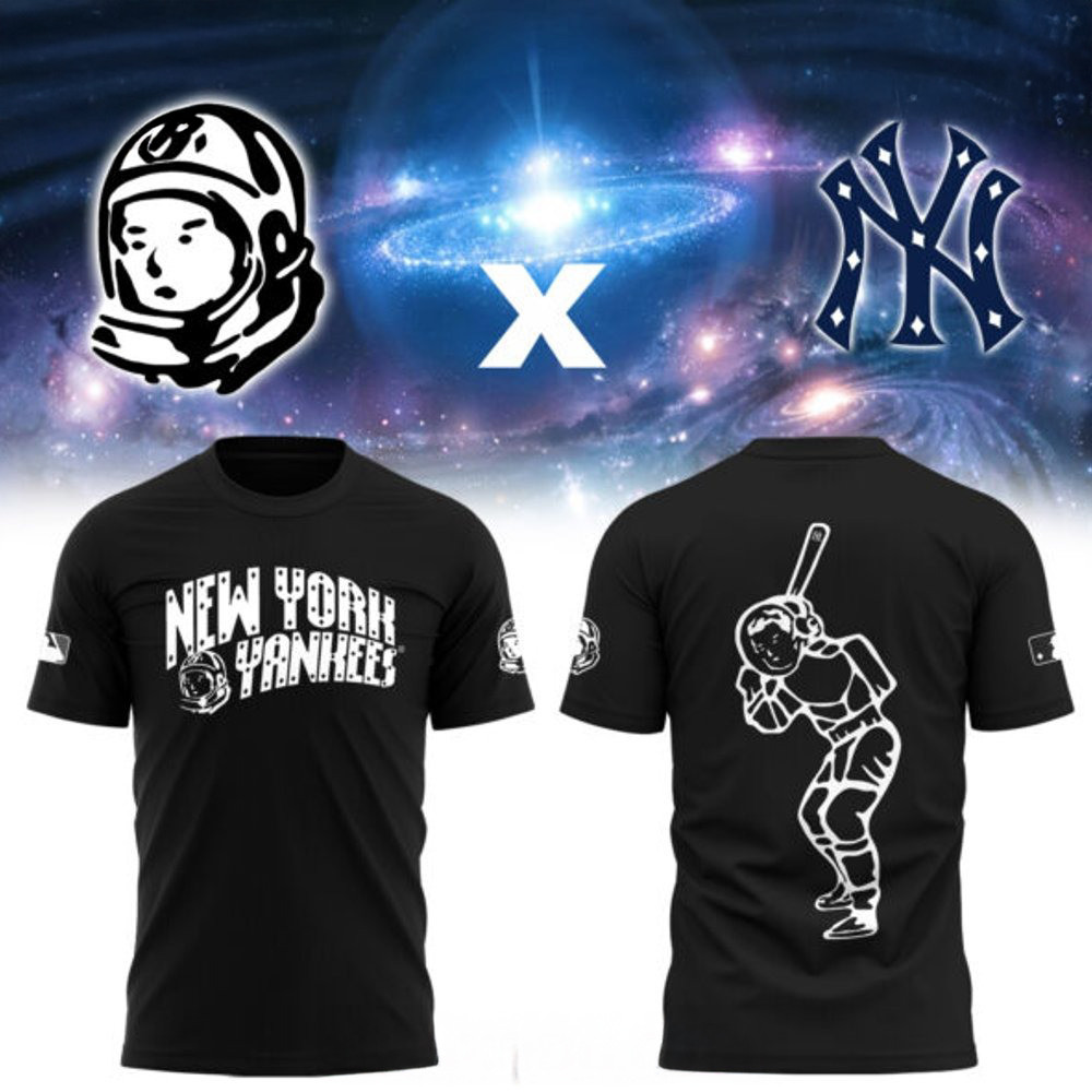 New York Yankees x BBC Special Black T-Shirt Gifts For Baseball Lovers