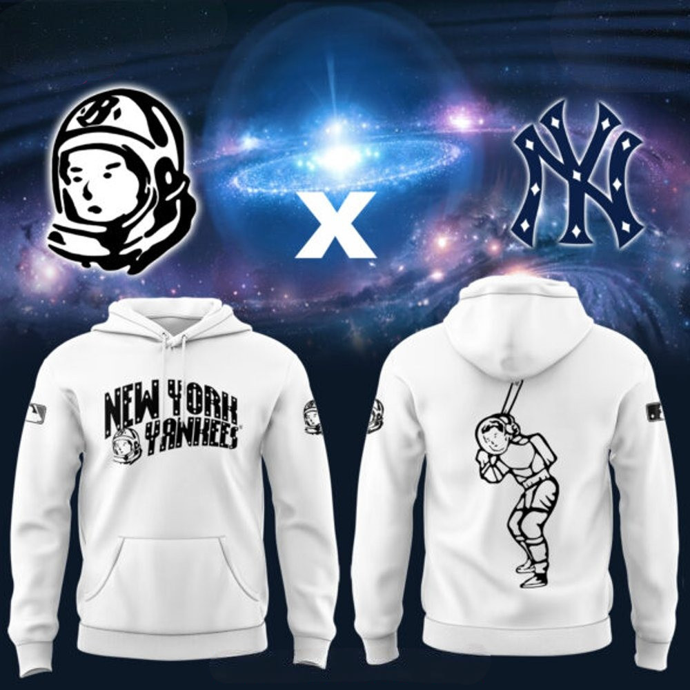 New York Yankees x BBC Special Edition White Hoodie Gift Ideas For Baseball Fans