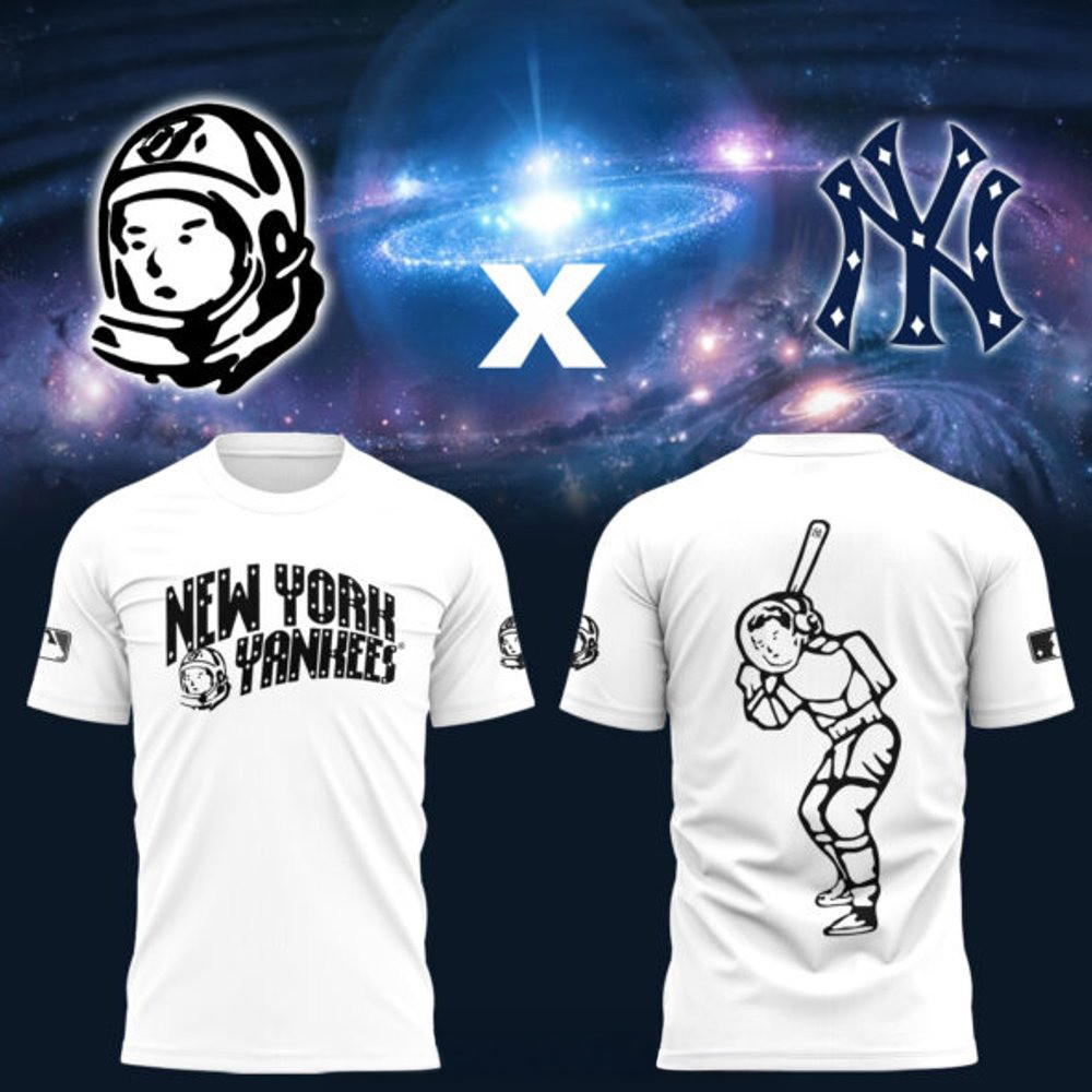 New York Yankees x BBC Special White T-Shirt Gifts For Baseball Lovers