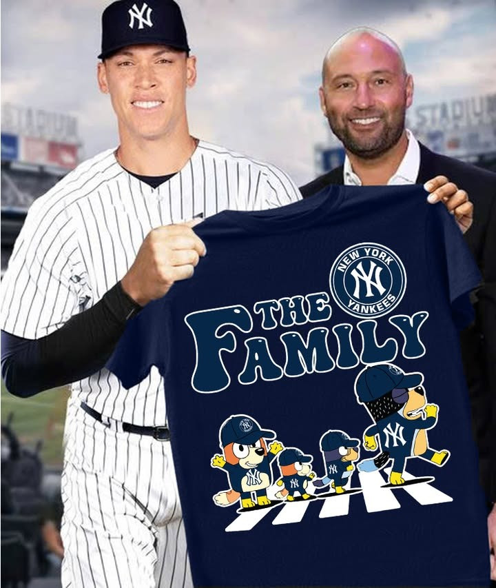 New York Yankees x The Family Bluey Limited Edition T-Shirt Yankees Merch