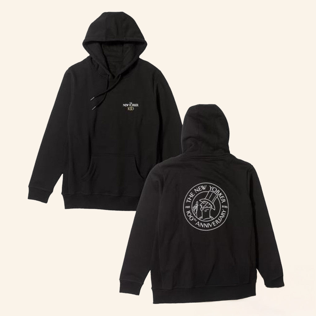 New Yorker Merch The 100Th Anniversary Hoodie Black Gifts For Friends New Yorker Merch The 100Th Anniversary Hoodie Black Gifts For Friends