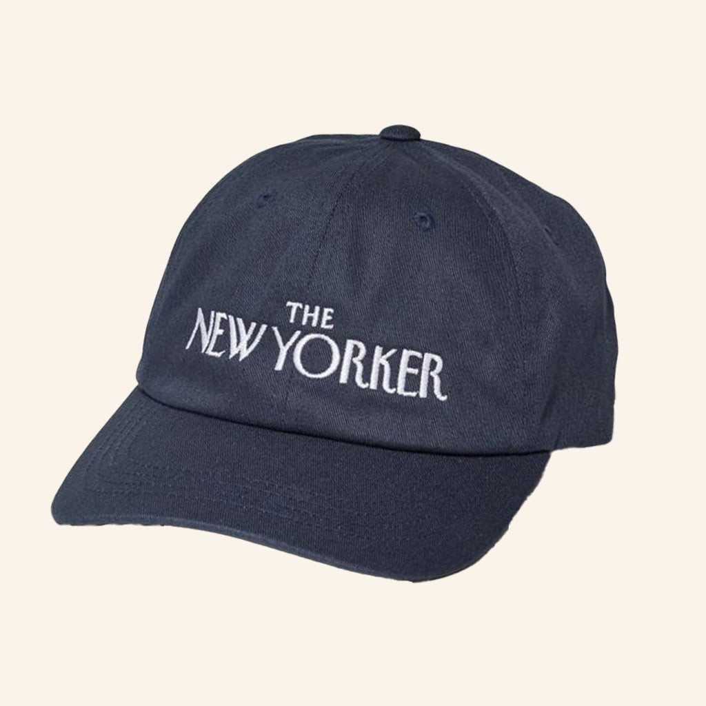 New Yorker Merch The Sporting Scene Ball In Navy Embroidered Hat Dad Gifts New Yorker Merch The Sporting Scene Ball In Navy Embroidered Hat Dad Gifts