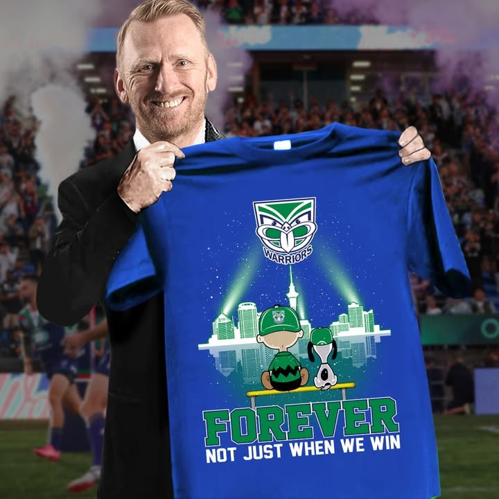 New Zealand Warriors x Peanuts Forever Not Just When We Win T-Shirt Football Fan Gift Ideas