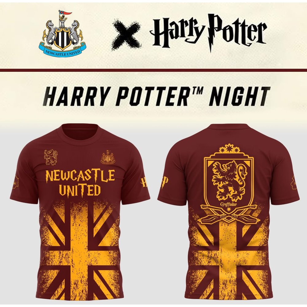 Newcastle United Harry Potter Night Limited Edition T-Shirt Newcastle United Merch Gift Ideas For Basketball Players