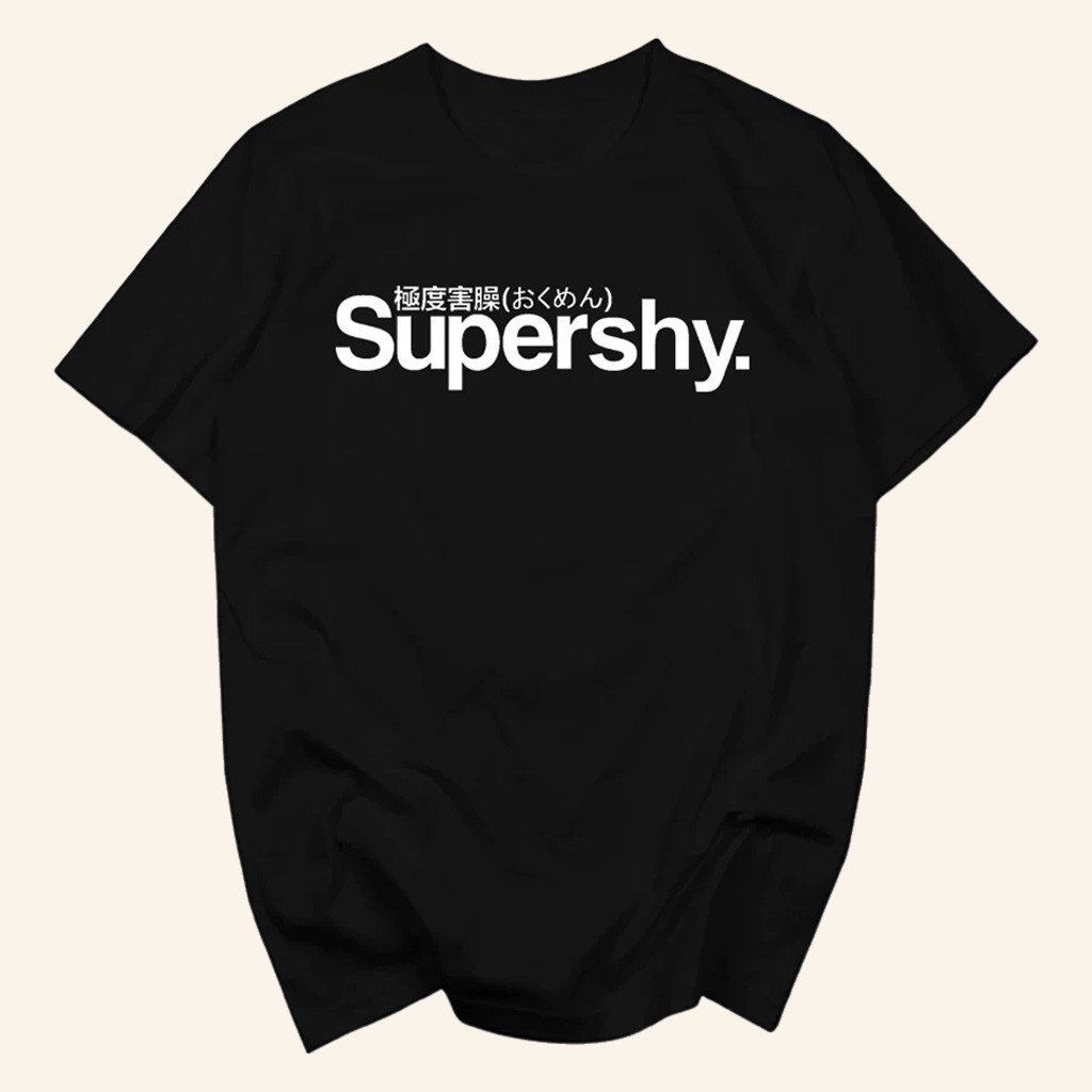 NewJeans Merch Get Up Super Shy Meme Typography T-Shirt Gifts For Music Fans
