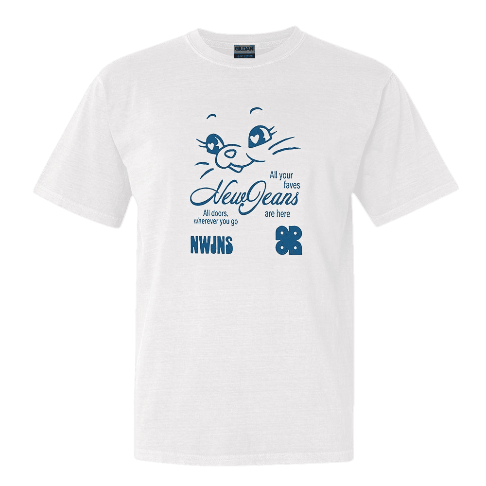 NewJeans Merch Kpop NewJeans Bunny Face T-Shirt Gifts For Fans Country Boy Gift NewJeans Merch Kpop NewJeans Bunny Face T-Shirt Gifts For Fans Country Boy Gift