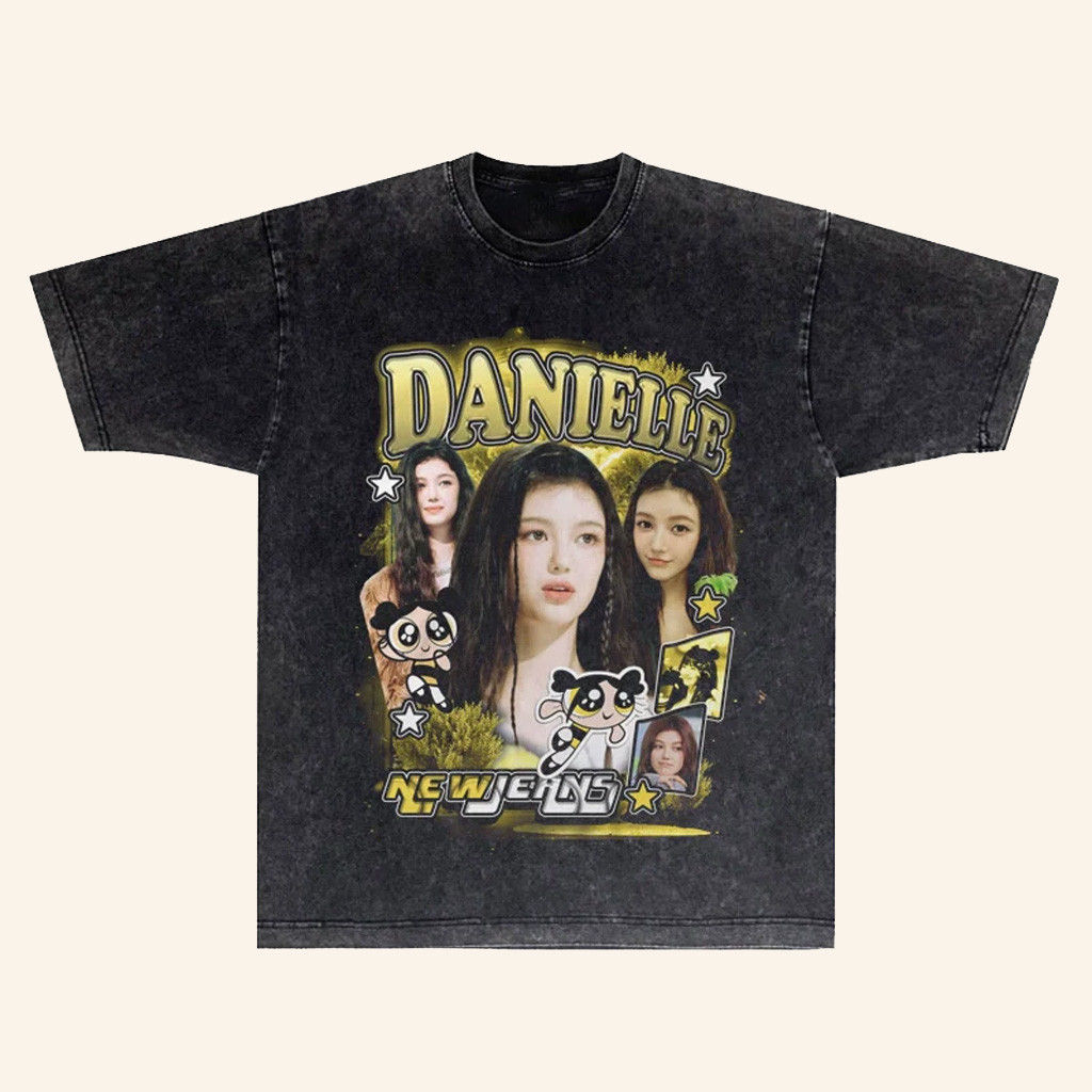 NewJeans Merch Member Vintage Band T-Shirt Danielle Shirt Gifts For Music Lovers