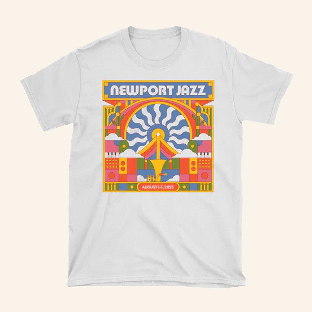 Newport Festivals Merch Newport Jazz 2025 Official T-Shirt Gifts For Besties Newport Festivals Merch Newport Jazz 2025 Official T-Shirt Gifts For Besties