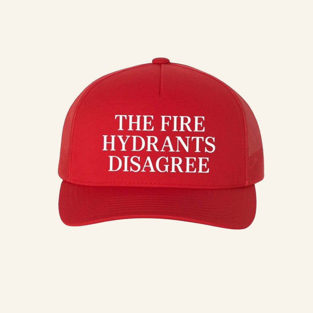 Newsom The Fire Hydrants Disagree Trucker Hat Gifts For Husband Newsom The Fire Hydrants Disagree Trucker Hat Gifts For Husband