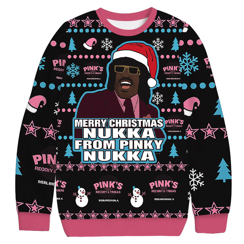 Next Friday Nukka Christmas Ugly Sweatshirt Holiday Season Gag Gift Top Next Friday Nukka Christmas Ugly Sweatshirt Holiday Season Gag Gift Top