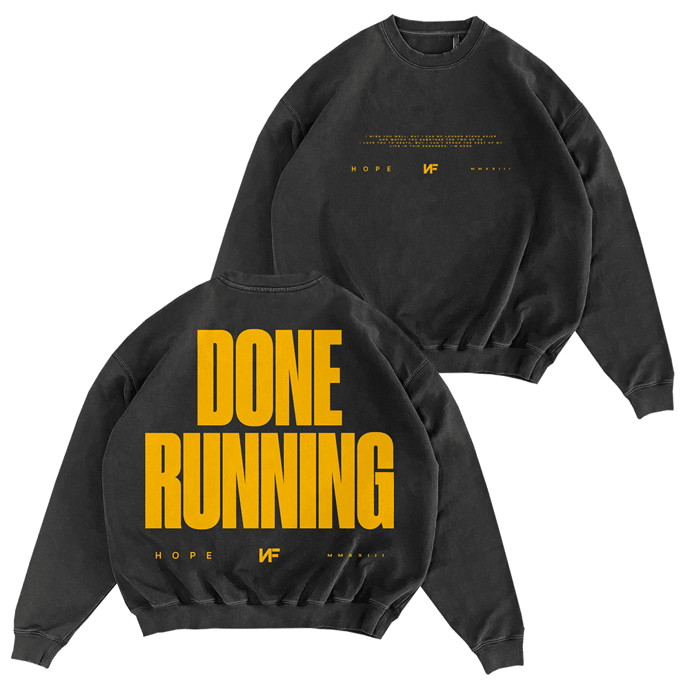 NF Merch Done Running Pepper Sweatshirt Gifts For Music Fans Father's Day Gift for Dad NF Merch Done Running Pepper Sweatshirt Gifts For Music Fans Father's Day Gift for Dad
