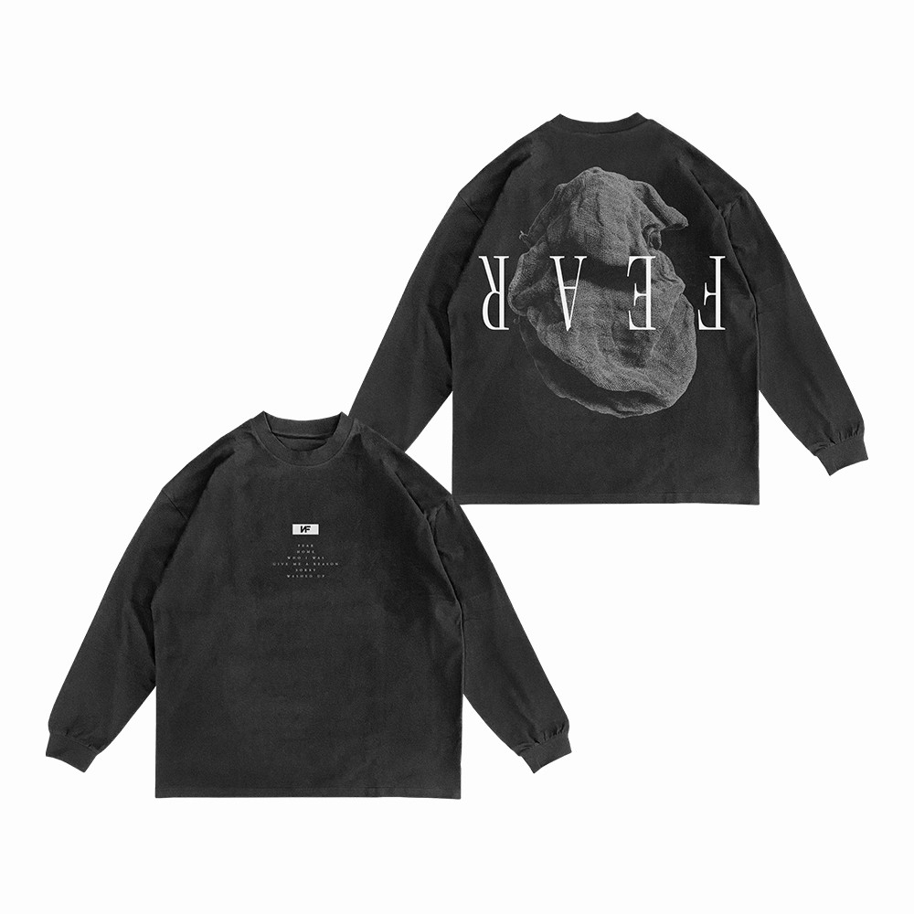 NF Merch Fear Long Sleeve Shirt Music Concert Clothing Unique Gift For Girlfriend