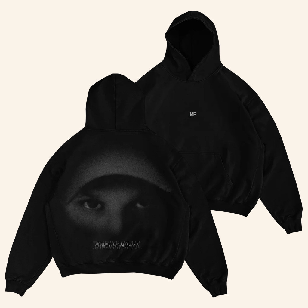 NF Real Music Merch Black Image Hoodie Christmas Gift Ideas For Music Lovers NF Real Music Merch Black Image Hoodie Christmas Gift Ideas For Music Lovers