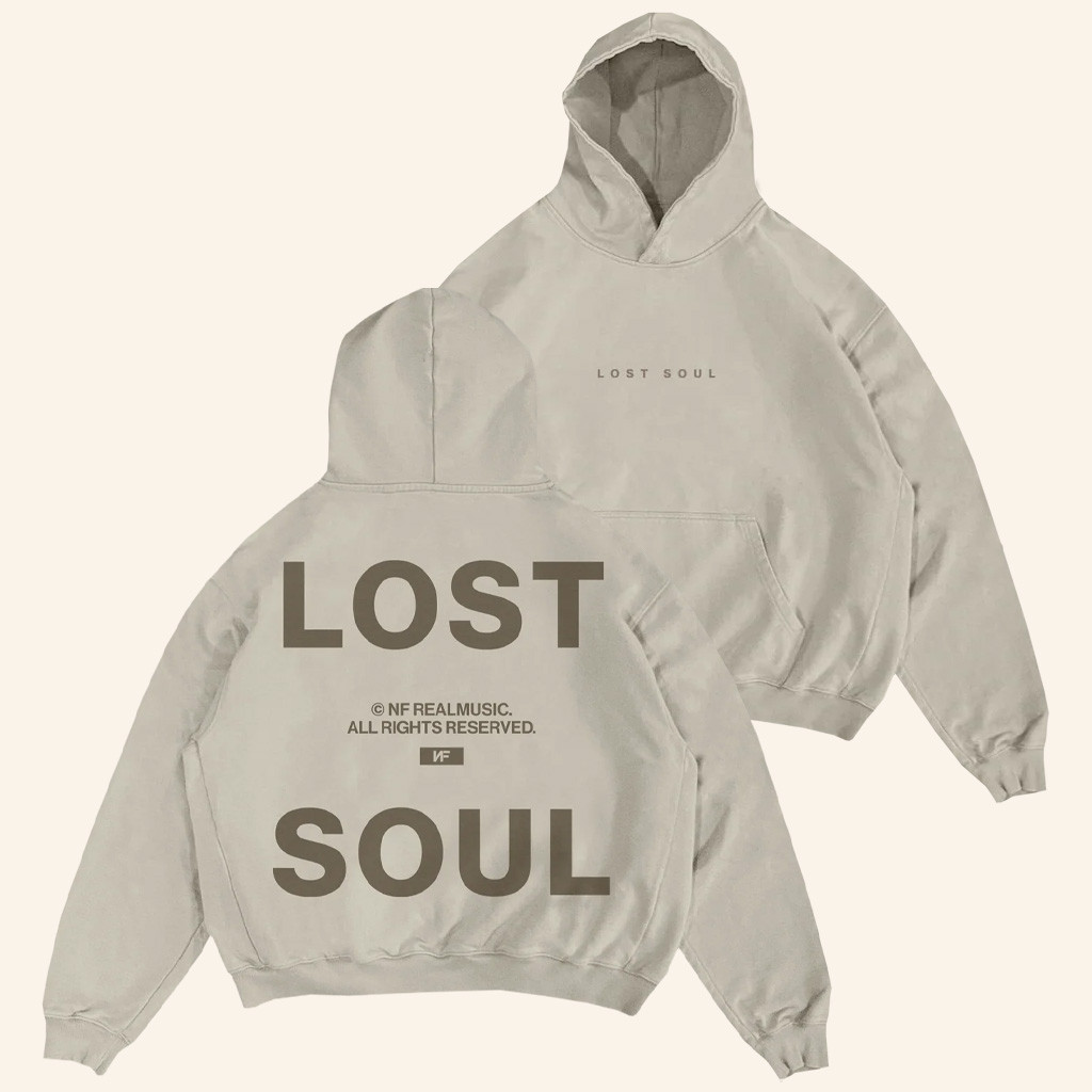 NF Real Music Merch LOST SOUL Hoodie Christmas Presents For Him NF Real Music Merch LOST SOUL Hoodie Christmas Presents For Him