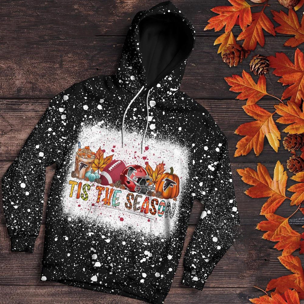 NFL Atlanta Falcons Tis The Season Pumpkin Halloween Hoodie Best Gifts For Nfl Fans