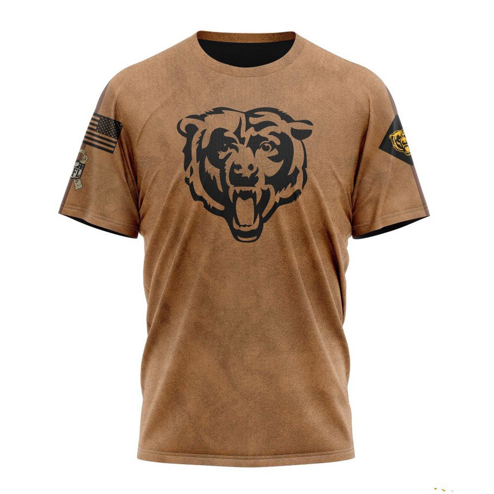 NFL Chicago Bears T-Shirt Special Salute To Service For Veterans Day Shirt For Fans