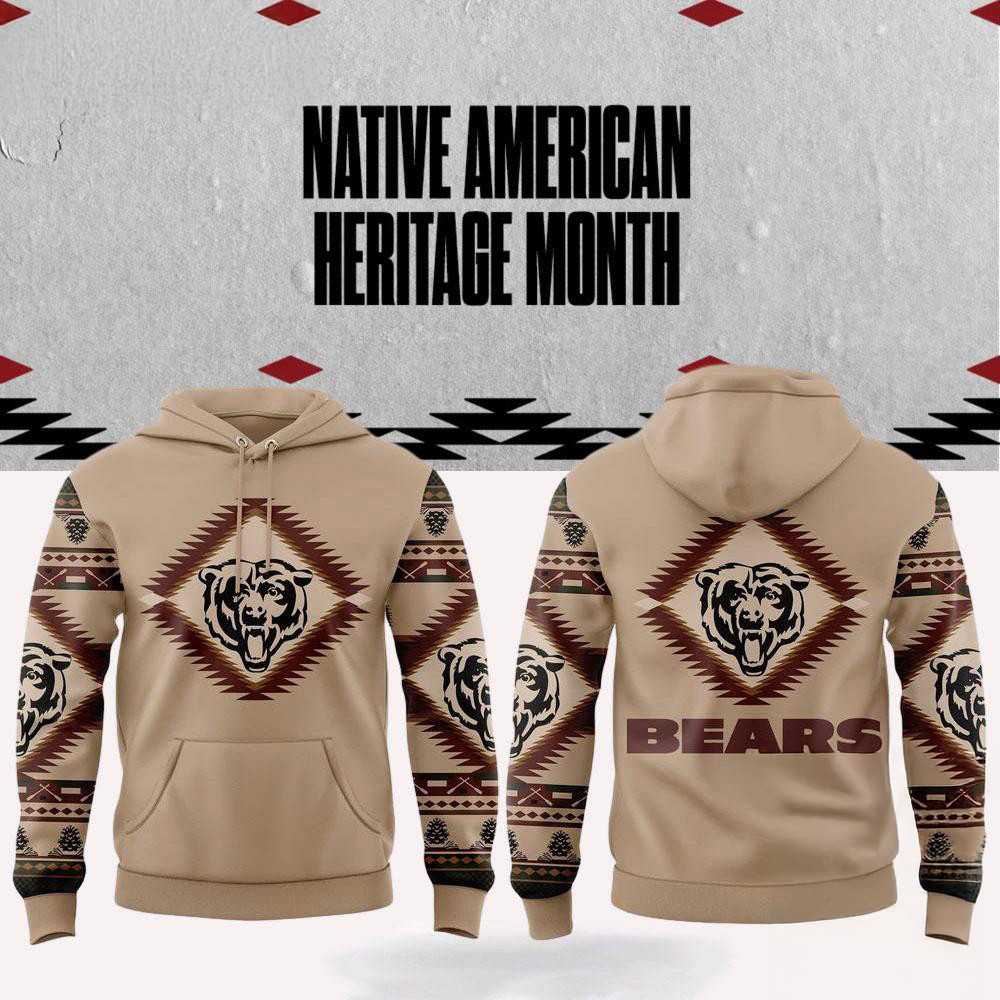 NFL Chicago Bears x National Native American Heritage Month Hoodie Gift For Fan